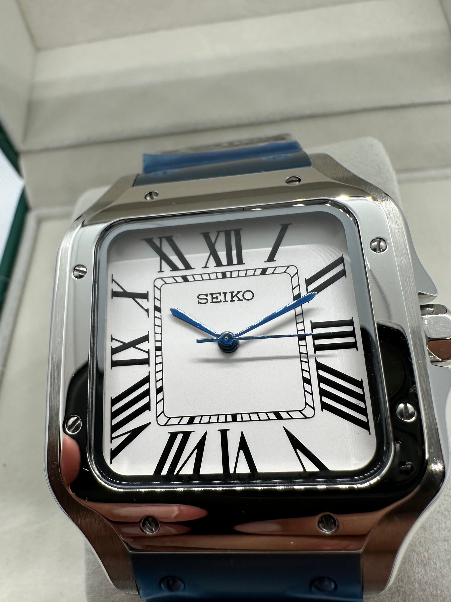 White Dial Santos