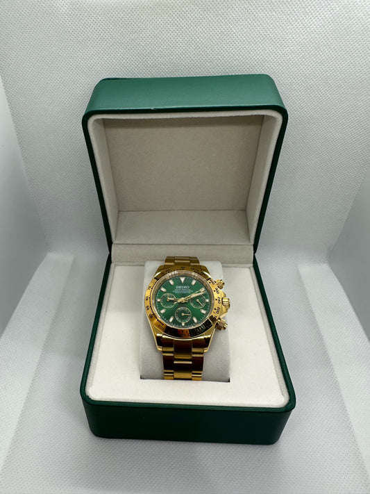 Green Dial Gold Daytona
