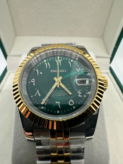 Green Arabic Dial 2-Tone