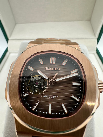 Rose Gold Nautilus ‘Open Heart’