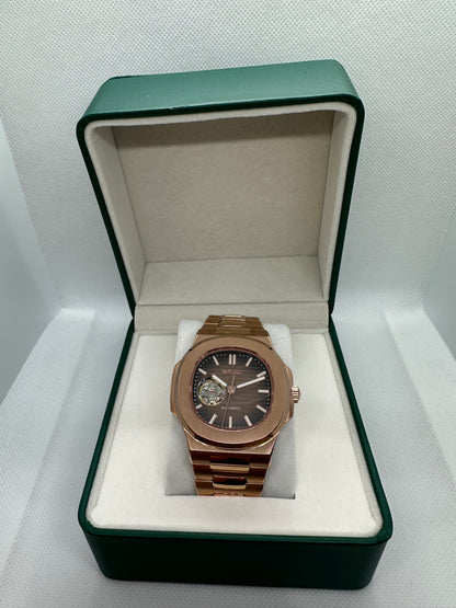 Rose Gold Nautilus ‘Open Heart’