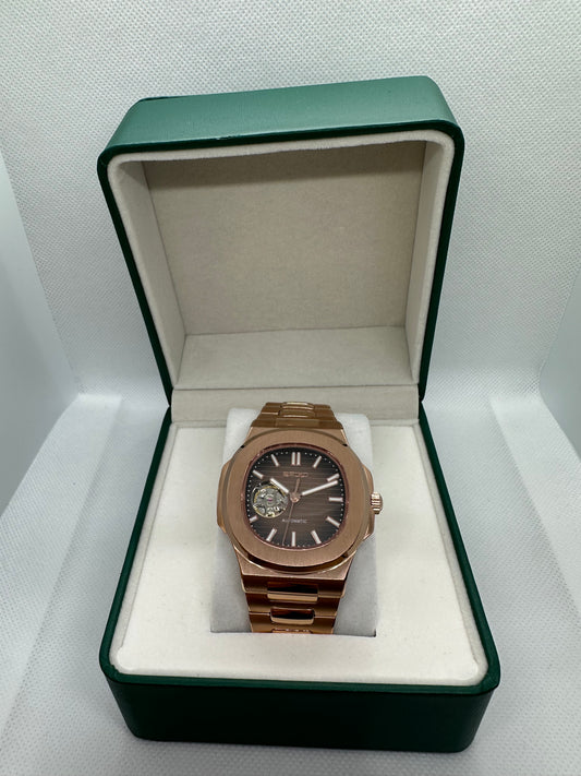 Rose Gold Nautilus ‘Open Heart’