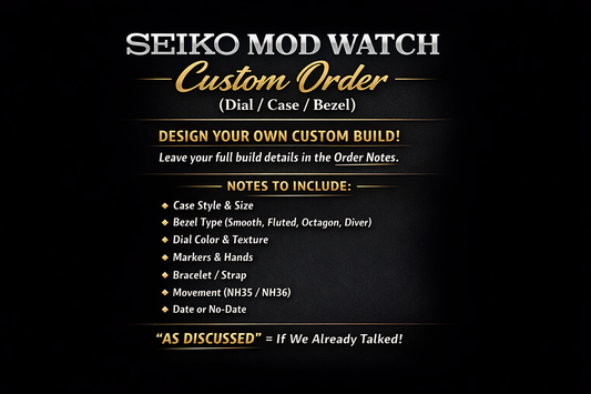 Custom Order (Dial/Case/Bezel)